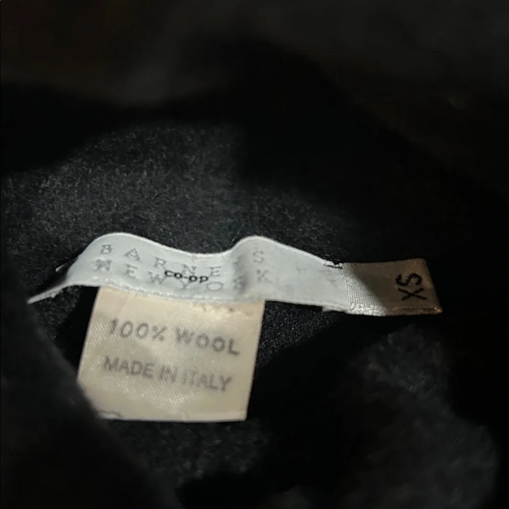 Barneys New York Black Turtleneck Sweater - Picture 3 of 6